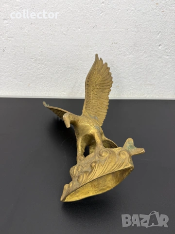 Бронзова статуетка / скулптура на орел с плячка. №7805, снимка 9 - Антикварни и старинни предмети - 53018996