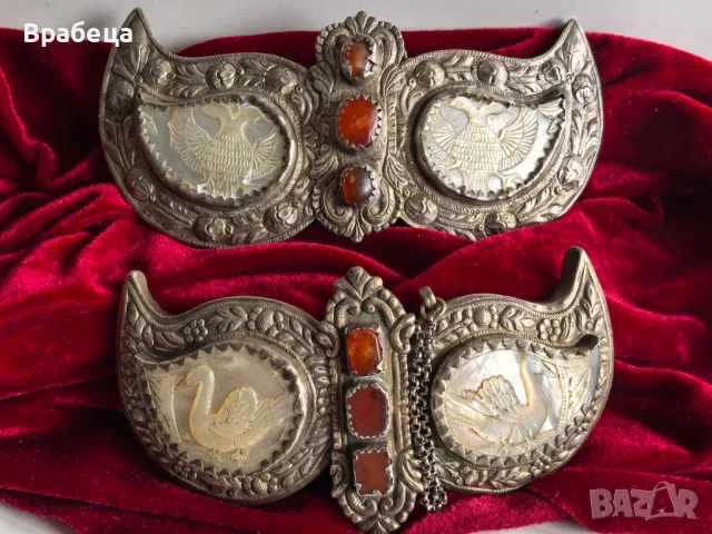 ПАФТИ СЪС СЕДЕФ , снимка 6 - Антикварни и старинни предмети - 50412657