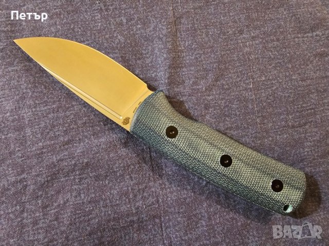 Petrified Fish Beluga PFP01F N690 и микарта, фултанг, снимка 2 - Ножове - 42401058