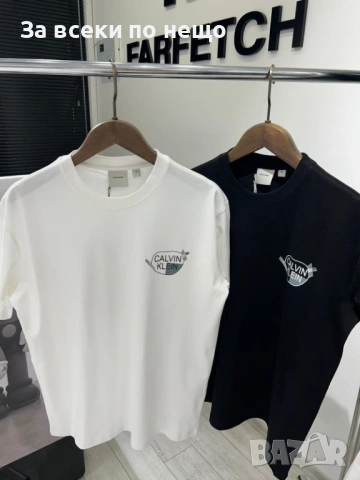 Calvin Klein Мъжка Тениска👕Мъжка Блуза С Къс Ръкав - Различни Цветове Код SА Brand-5, снимка 4 - Тениски - 53881451