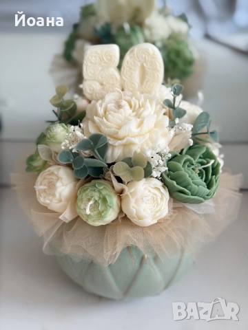 Соеви свещи,букети,подаръчета,шанел, снимка 4 - Декорация за дома - 52698577