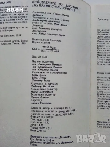 Най-доброто от вестник "Направи сам" 2 - 1989г., снимка 4 - Други - 49254620