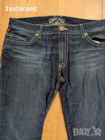 $229 Мъжки дънки Robin's Jean Mens Blue Denim Sz 38 W L 34" Red Cross Croco Made In USA , снимка 5 - Дънки - 53980755