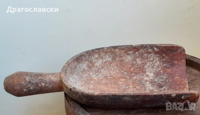 Дървена дъска, месене,хляб, голям дървен кръг фурнаджийска лопата кухня фурна тесто механа пица, снимка 18 - Антикварни и старинни предмети - 28878594