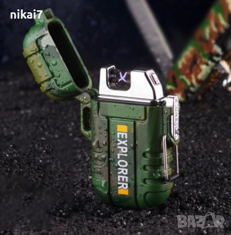 запалка ветроустойчива Explorer водоустойчива без пламьк импулсна, снимка 5 - Други - 42101707
