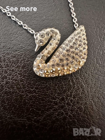 SWAROVSKI комплект - колие и гривна, снимка 10 - Бижутерийни комплекти - 52866933