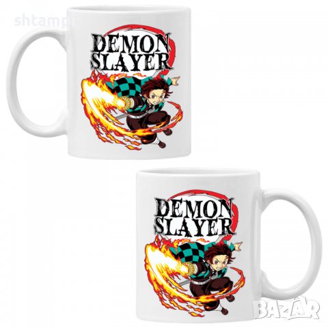 Чаша Demon Slayer Tanjiro Kamado 01,Керамична Чаша, Кафе Чай, Игра,Изненада,Подарък,Повод,Празник,Ро, снимка 6 - Чаши - 38472286
