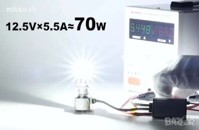 +500% H4 Led автомобилни крушки, снимка 4 - Аксесоари и консумативи - 49774064