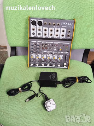 Tapco Mix100 Analogue Audio Mixer - аналогов мини миксер смесител - отличен, снимка 1 - Ресийвъри, усилватели, смесителни пултове - 38515326