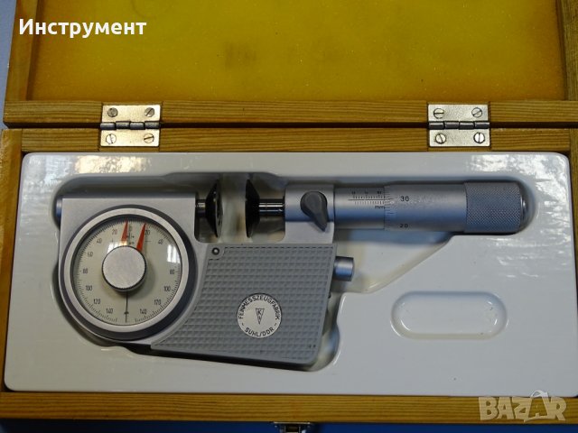пасиметър паничков SUHL 0-20mm Bow fine pointer TGL 20250, снимка 2 - Други инструменти - 39335990
