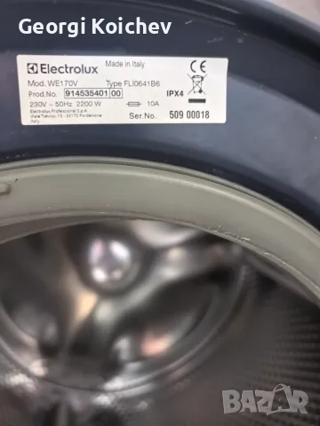 професионална пералня ELEKTROLUX  W170V, снимка 5 - Перални - 50418556