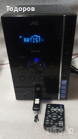 JVC CA-UXG375 Micro Component System MP3/CD/USB/FM/AUX/PHONES , снимка 5 - Аудиосистеми - 56352331