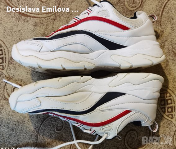 Дамски кожени МАРАТОНКИ "FILA" РАЗМЕР 37,5 , снимка 6 - Маратонки - 38882434