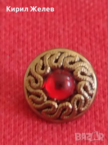 Старо копче възрожденски стил с камък много красив стилен 28620, снимка 1 - Други ценни предмети - 37235700