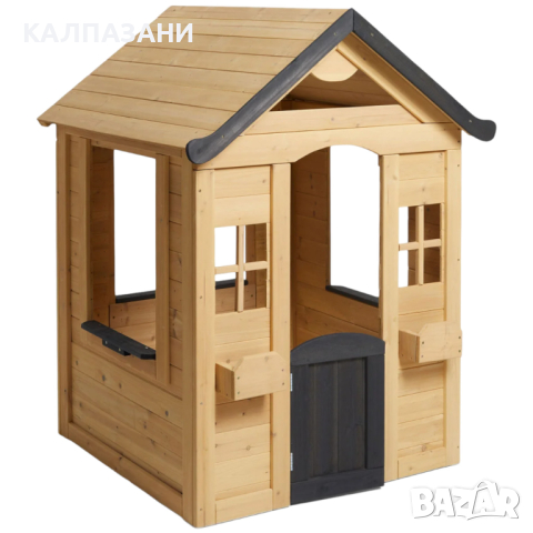 Детска Къща GINGER HOME, Дървена, Игра на Открито в Двора и Градината, 140 х 112 x 108 см. C325, снимка 1 - Други - 44670028