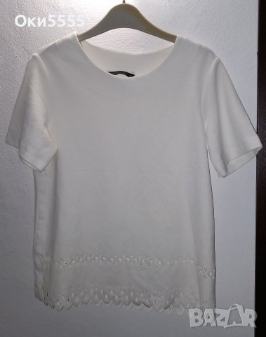 Дантелна дамска тениска Defacto, снимка 1 - Тениски - 40486794