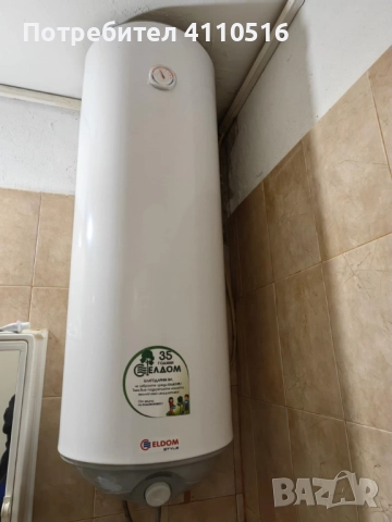 СПЕШНО! Бойлер ЕлДом 80л, 3 kW в гаранция с документи!, снимка 2 - Бойлери - 52470643