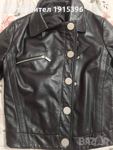 Естествена кожа дамско яке на Армани , снимка 2 - Якета - 53988942