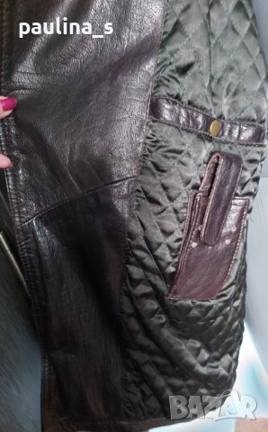 Мъжко рокерско яке тип шуба / голям размер , снимка 5 - Якета - 44322536