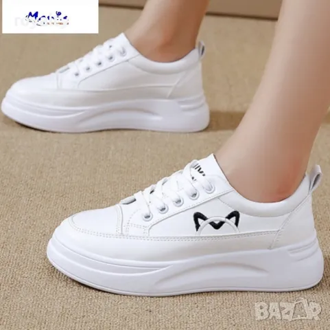 Бели дамски маратонки 