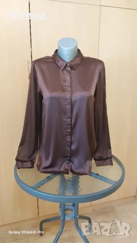 Блуза Blu. 92% коприна. размер M., снимка 2 - Блузи с дълъг ръкав и пуловери - 50337045