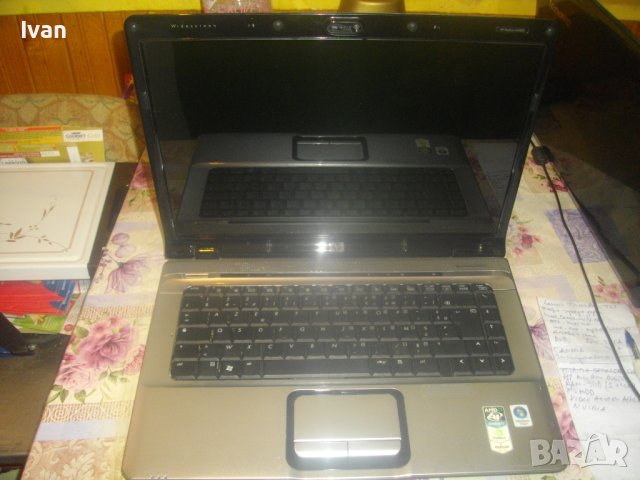 Лаптоп 15,4"-HP Pavilion DV6500-ОТЛИЧЕН-Почти Нов-Intel Core Duo/RAM 3GB/AMD 64Athlon X2/Без HDD, снимка 14 - Лаптопи за работа - 42506561