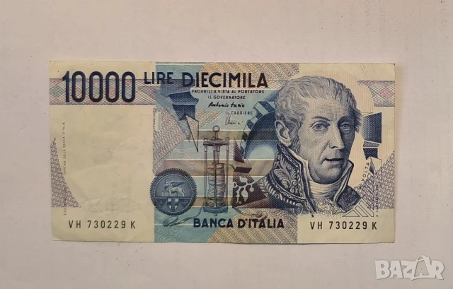 Италия 10000 лири 1984 година