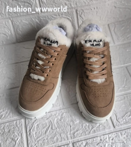 зимни дамски кецове Prada 36 реплика, снимка 2 - Кецове - 52541843