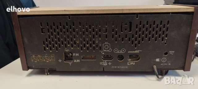 Старо лампово радио Philips B4X02A, снимка 4 - Антикварни и старинни предмети - 53958626