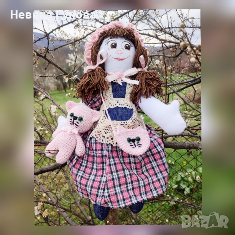 Кукли и зайчета от плат, снимка 3 - Кукли - 44792588