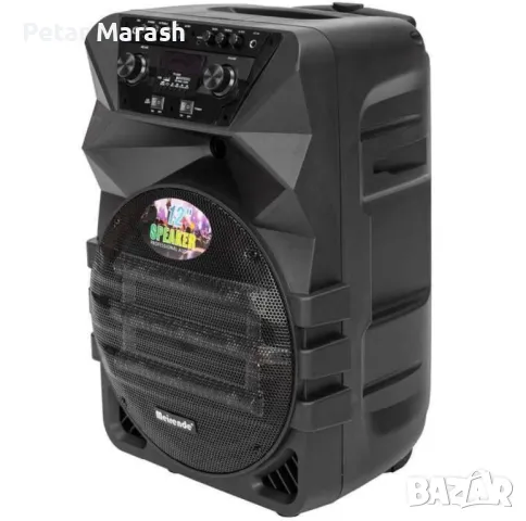 Преносима черна кароке тонколона Meirende K5-12 12”, снимка 2 - Тонколони - 50310961