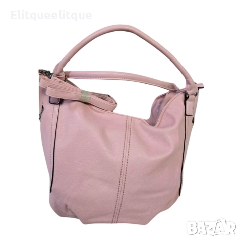 Стилна и просторна дамска чанта тип "торба", снимка 4 - Чанти - 52353506