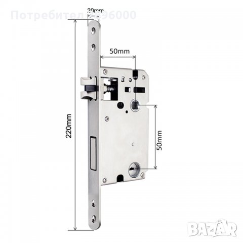  Smart брава , отключване с пръстов отпечатък , код ,  чип ; Wifi ; Tuya Smart app, смарт брава., снимка 9 - Други стоки за дома - 30988810