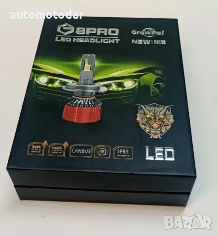 LED крушки H7 16000 лумена, снимка 2 - Аксесоари и консумативи - 48614873