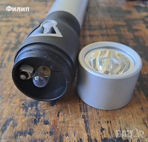 фенер Марксман Marksman антикварен метален матов с обикновена крушка, снимка 11 - Къмпинг осветление - 55703449