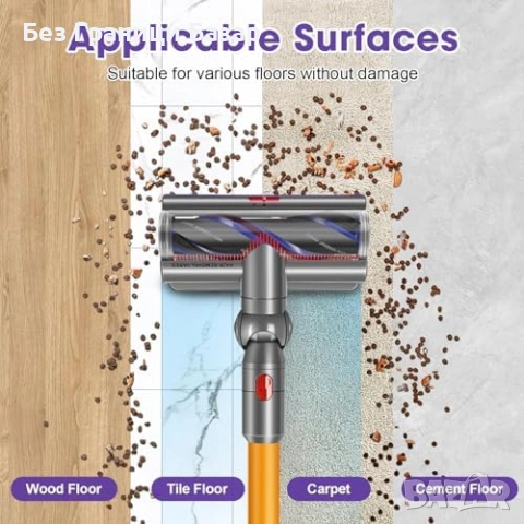 Нова Резервна Глава за Dyson V7 V8 V10 V11 V15 анти заплитане 100W, снимка 8 - Прахосмукачки - 53965776