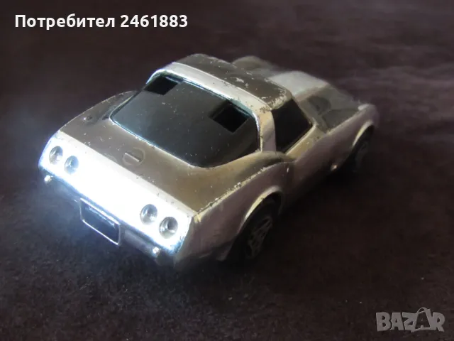 1/40 Macao Corp. 1980 Corvette стара фрикционна играчка, снимка 4 - Колекции - 49681188