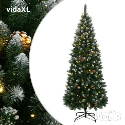 vidaXL Изкуствена коледна елха, 150 LED, 150 см(SKU:3315749), снимка 1 - Други - 48248943