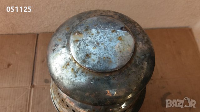масивен метален петромакс , снимка 3 - Антикварни и старинни предмети - 39259850