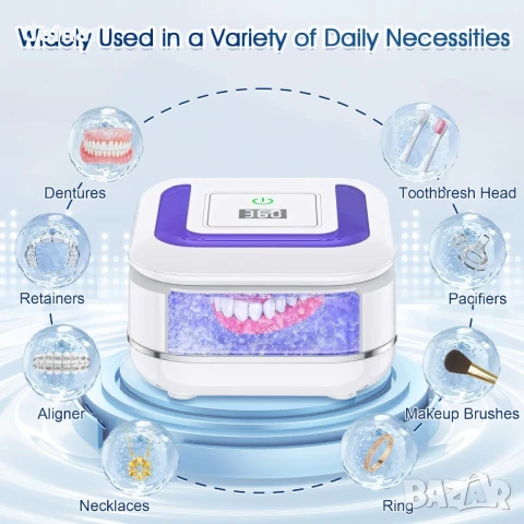 Ултразвукова машина за почистване на протези, 45kHz с UV светлина, снимка 2 - Други - 50966021