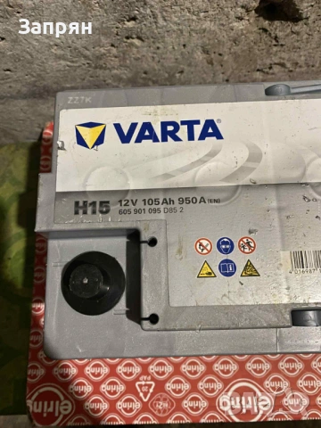 Акумулатор Варта/Varta Silver AGM/АГМ 105 амп/ч с гаранция, снимка 5 - Части - 54336606