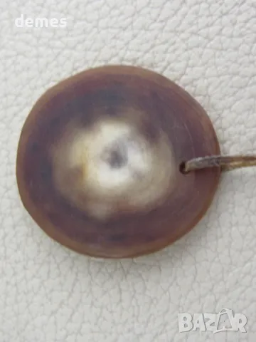 Колие с рог от благороден елен, Монголия, снимка 3 - Колиета, медальони, синджири - 48274249