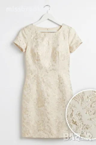 Рокля “Jacquard Luxe” – елегантна рокля от жакард арт.1525, снимка 4 - Рокли - 55821578