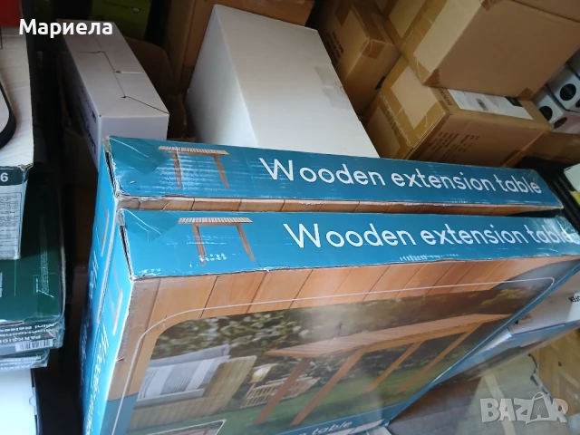 Голяма градинска маса , Дървена маса разтегателна Производство Виетнам, снимка 10 - Градински мебели, декорация  - 50560389