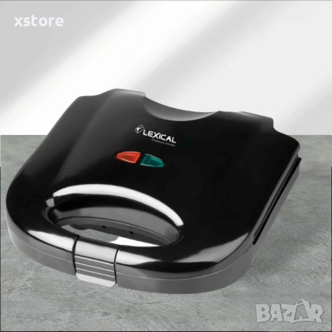 Грил преса LEXICAL LSM-2513,750W,незалепващи плочи, снимка 4 - Тостери - 52699765