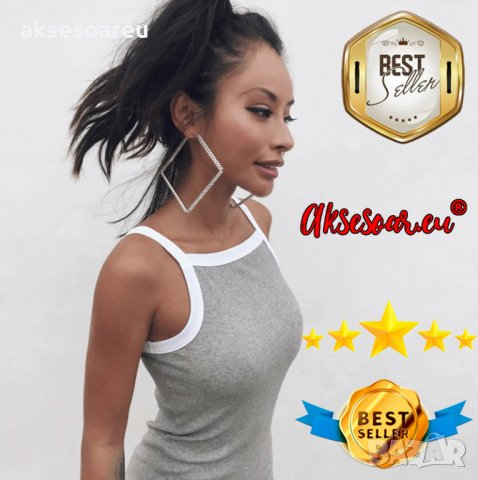 Дамска секси модна стилна красива рокля за жени момичета рокличка дрехи облекло деколте без ръкав еж, снимка 10 - Рокли - 37660714