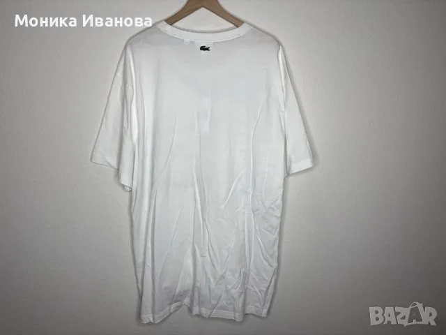 LACOSTE White 3XXL, снимка 2 - Тениски - 56541379