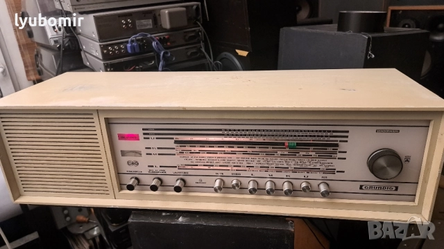 Бял Грундиг., снимка 4 - Ресийвъри, усилватели, смесителни пултове - 51999142