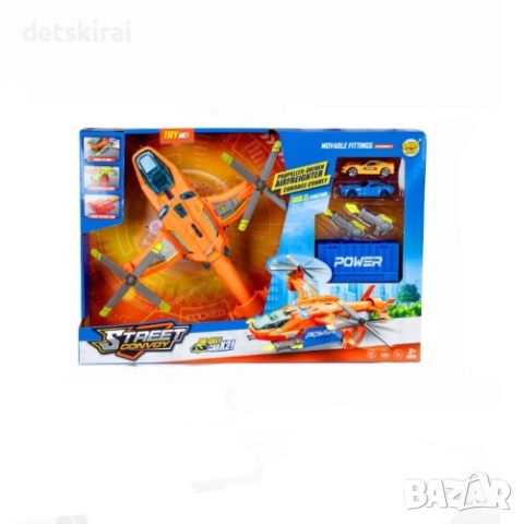 Товарен въртолет с контейнер - катапулт, два снаряда и две коли., снимка 6 - Коли, камиони, мотори, писти - 52821120