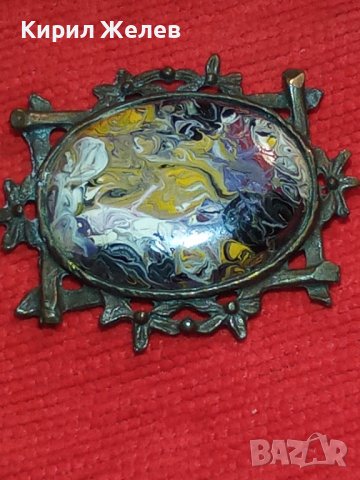 РАЗКОШЕН АВТОРСКИ РЕТРО - АР ДЕКО БРОНЗОВ МЕДАЛЬОН УНИКАТ с ИНИЦИАЛИ на ХУДОЖНИКА 31385, снимка 14 - Колиета, медальони, синджири - 38035117